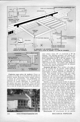 Porches y Pasadizos para los días veraniegos - Agosto 1954