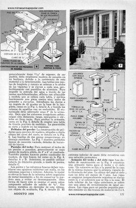 Porches y Pasadizos para los días veraniegos - Agosto 1954