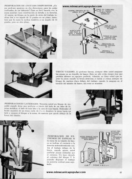 Aproveche al Máximo su Taladro de Banco - Agosto 1967