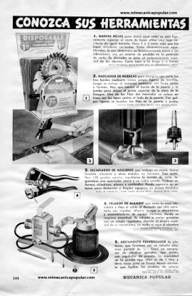 Conozca sus Herramientas - Septiembre 1955