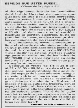 4 espejos que usted puede construir - Junio 1979