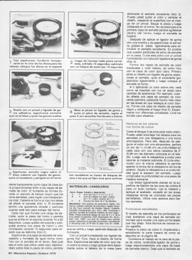 Domine el arte del esmaltado - Octubre 1979