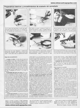 Domine el arte del esmaltado - Octubre 1979