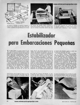 Estabilizador para Embarcaciones Pequeñas - Diciembre 1965