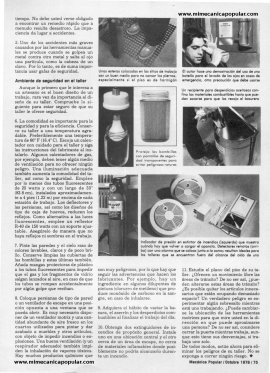 Cómo evitar 11 accidentes en su taller - Octubre 1978
