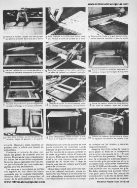 Haga sus gabinetes de cocina - Julio 1978