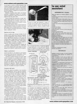 Haga su vajilla - Noviembre 1979