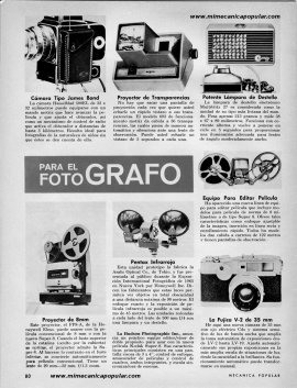 Para el Fotógrafo - Enero 1966