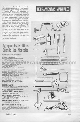 La instalación de un TALLER CASERO - Enero 1959