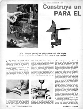 Construya un Freno Para el Torno - Enero 1967