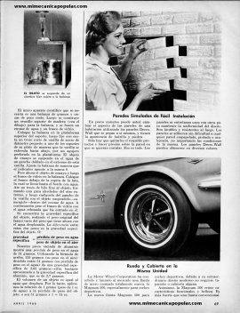 Experimento en Gravedad Espec&iacute;fica - Abril 1966
