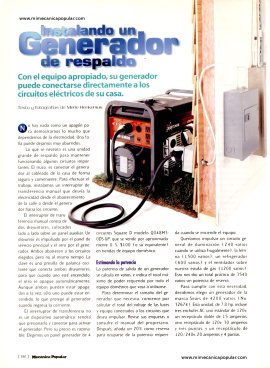 Instalando un Generador de respaldo - Abril 1998