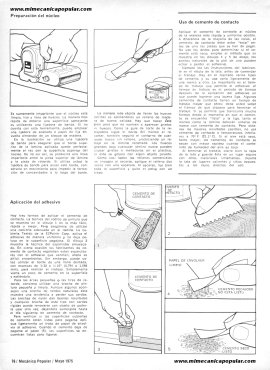 Cómo Aplicar Laminado - Mayo 1975