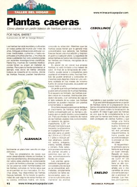 Cómo plantar un jardín básico de hierbas para su cocina - Agosto 1995