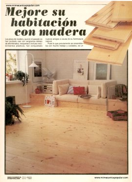 Mejore su habitaci&oacute;n con madera - Enero 1991