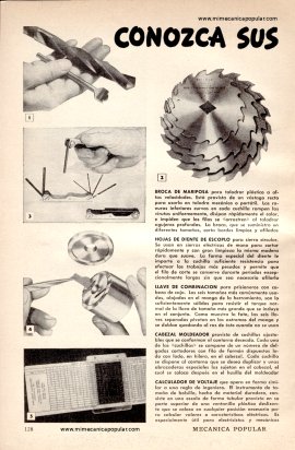 Conozca Sus Herramientas - Mayo 1952