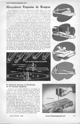 Abrazaderas Pequeñas de Bisagras - Octubre 1948