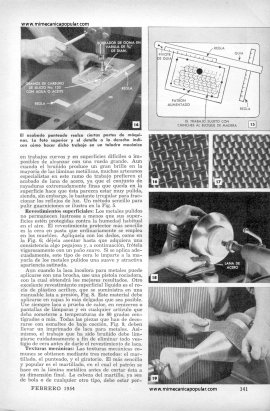 Acabados para Artículos de Metal - Febrero 1954