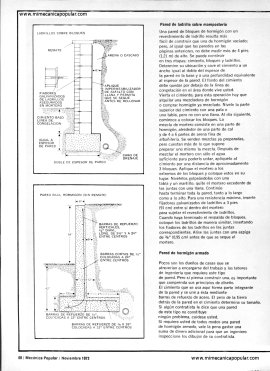 C&oacute;mo Construir Paredes de Retenci&oacute;n - Noviembre 1973