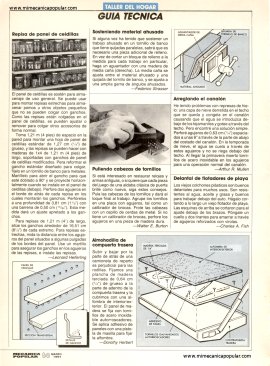 Consejos de los lectores -Marzo 1991