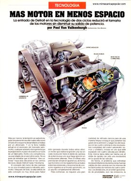 Más Motor en Menos Espacio - Diciembre 1992