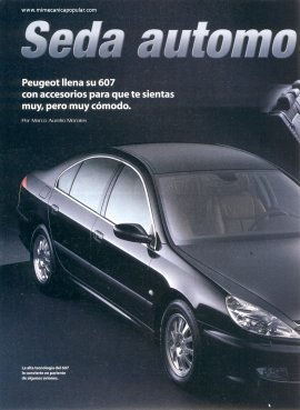 Seda automotriz: Peugeot 607 -Marzo 2002