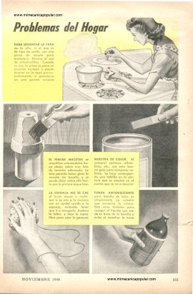 Resolviendo problemas del Hogar - Noviembre 1948