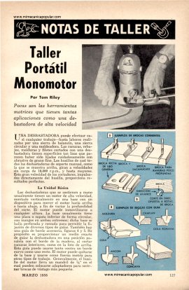 Taller portátil -Router-Tupi-Desbastadora - Marzo 1956