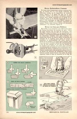 Taller portátil -Router-Tupi-Desbastadora - Marzo 1956