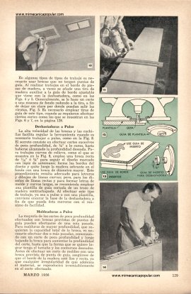 Taller portátil -Router-Tupi-Desbastadora - Marzo 1956