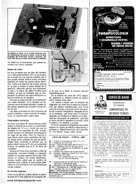 Sonido portátil para su guitarra - Diciembre 1979