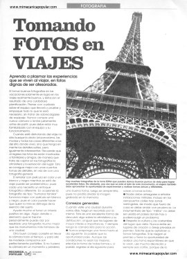 Fotografía - Tomando Fotos en Viajes - Noviembre 1993