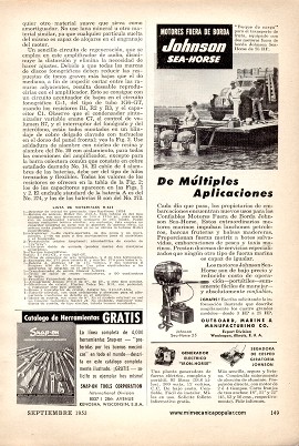 Amplificador de Audio Port&aacute;til de Dos Tubos -Septiembre 1953