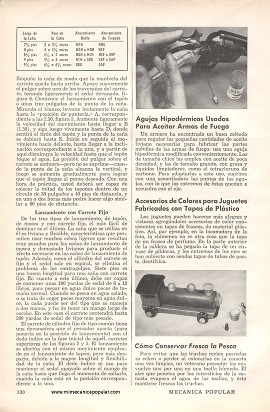 Pesca: Aprenda a llenar la canasta - Septiembre 1957