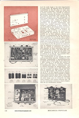 Receptor de cinco bandas operado por baterías - Enero 1952