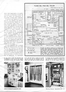 Un Taller Ideal con ideas que Ud. puede usar - Septiembre 1971