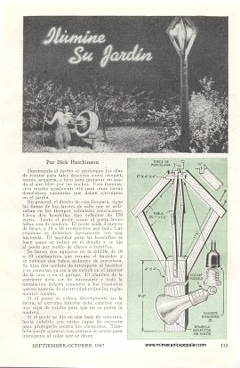 Ilumine Su Jard&iacute;n - Septiembre 1947
