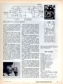 Micrófono Inalámbrico MF de Bolsillo - Octubre 1966