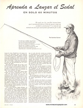 Aprenda a Lanzar el Sedal en S&oacute;lo 60 Minutos - Julio 1965