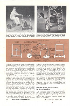 Asiento remolque para segadora de césped - Julio 1952