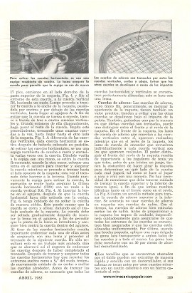 Encuerde Su Raqueta de Tenis - Abril 1952