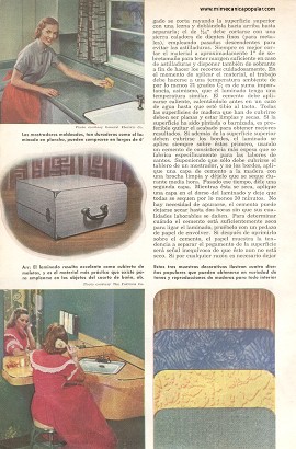 Lo Que Usted Puede Hacer Con Laminados Decorativos - Diciembre 1952