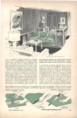 Lo Que Usted Puede Hacer Con Laminados Decorativos - Diciembre 1952
