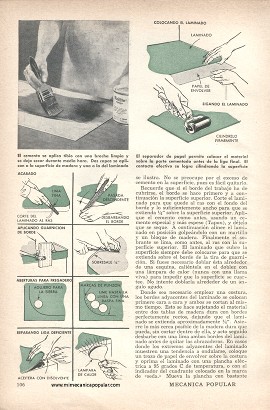 Lo Que Usted Puede Hacer Con Laminados Decorativos - Diciembre 1952