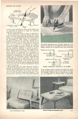 Lo Que Usted Puede Hacer Con Laminados Decorativos - Diciembre 1952