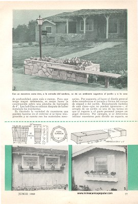 Maceteros Ornamentales - Junio 1960