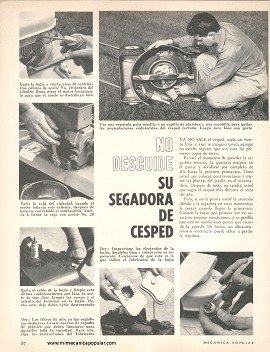 No descuide su segadora de c&eacute;sped - Enero 1963