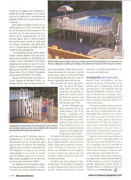 Todo lo que necesitas saber de piscinas superficiales - Julio 2002
