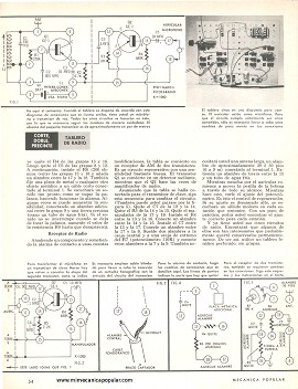 Tablero de Radio Cinco en Uno - Julio 1965