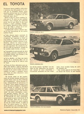 El Toyota de 1976 - Enero 1976